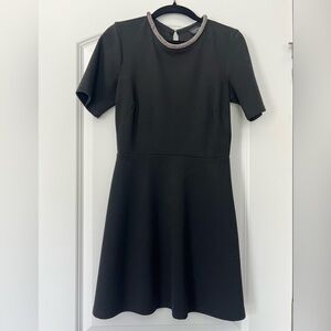 Topshop black mini dress, size 2